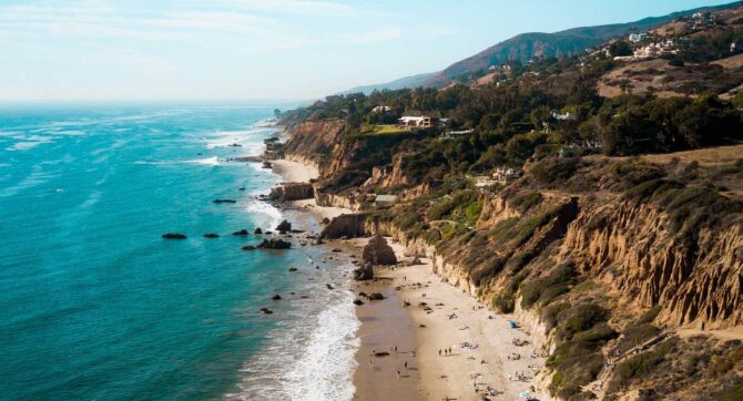 El Matador coastline