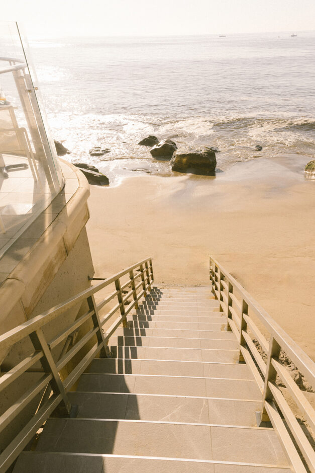private beach access