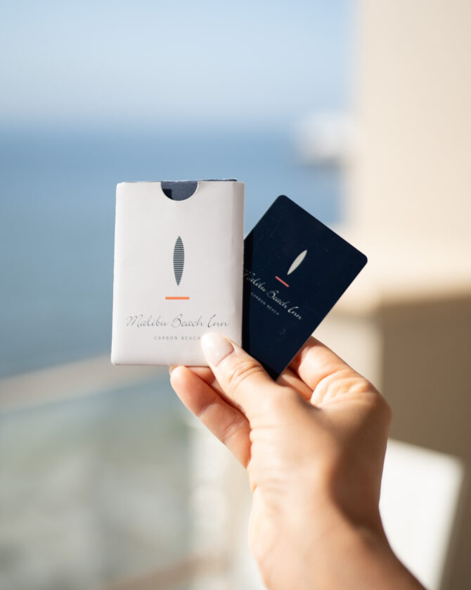 malibu beach inn room cards