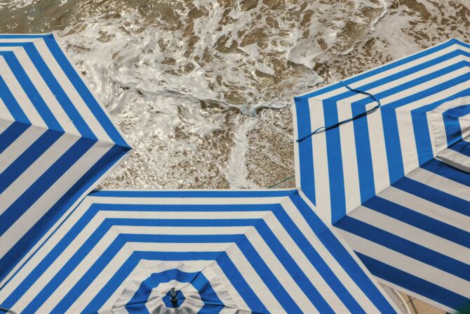 umbrellas on the beach