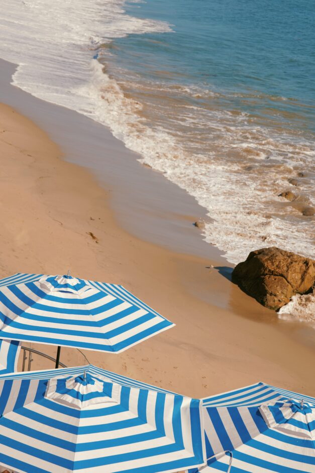 umbrellas on the beach